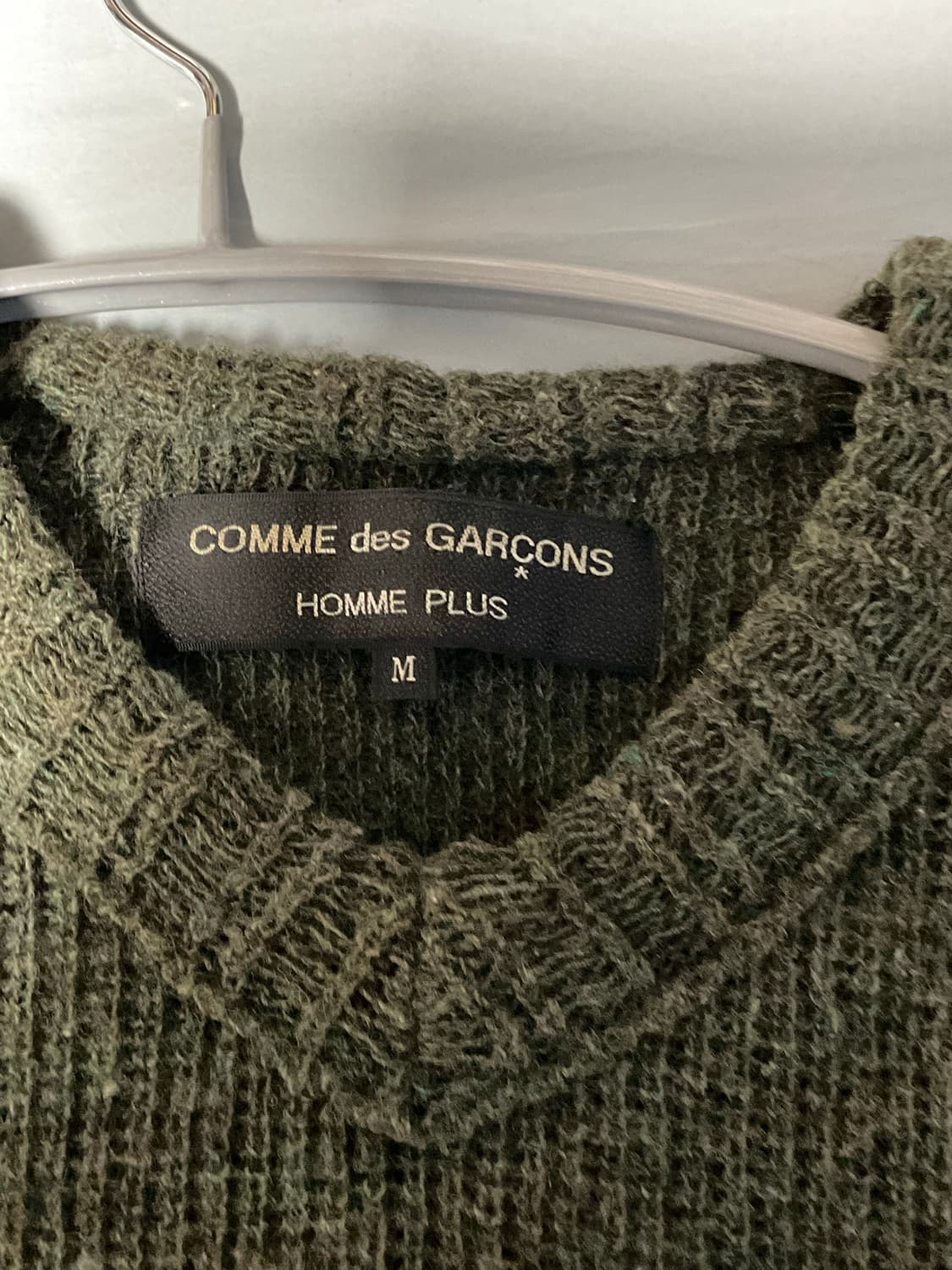 90s 꼼데가르송 옴므 플러스 브이넥 니트 상품이미지7
