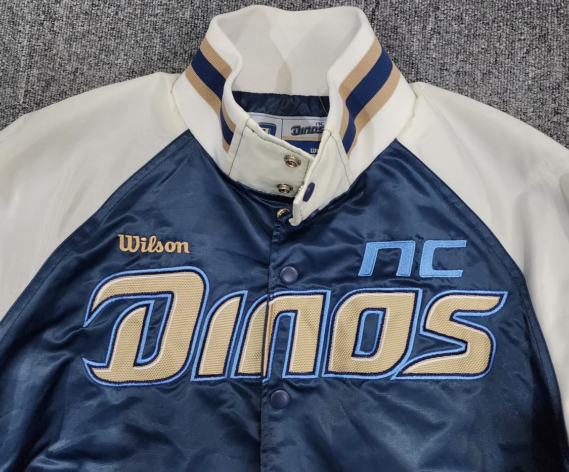 윌슨 NC 다이노스 레트로 야구 점퍼 바시티 자켓 S 상품이미지4