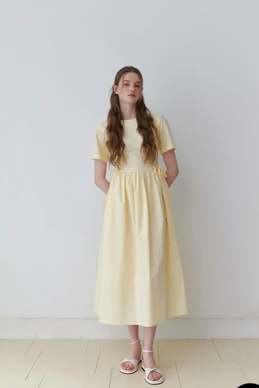 (새상품) 리엘 피치 코르셋 원피스 옐로우 상품이미지6