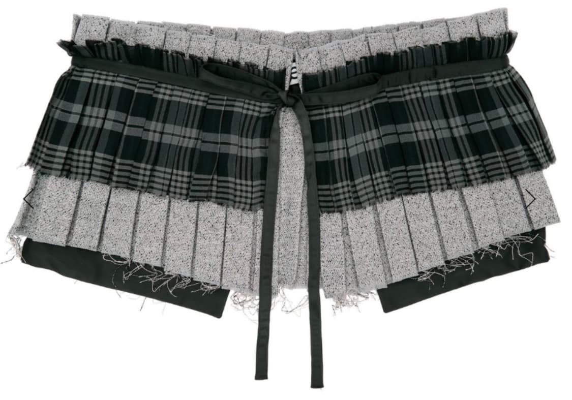 오픈와이와이 카키 플리츠 레이어드 포켓 벨트 상품이미지1