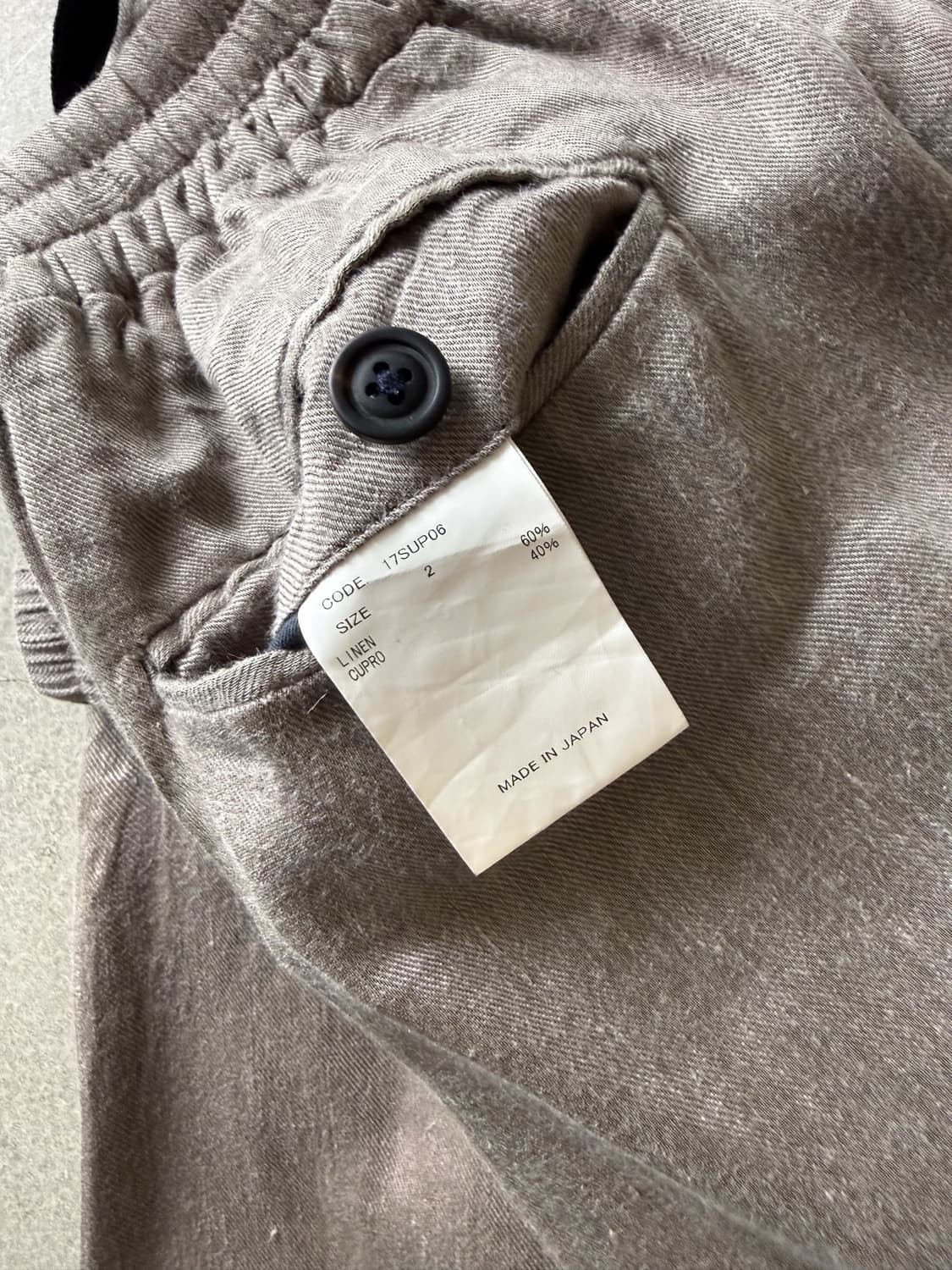 URU Linen Cupro Relaxed Easy Trousers 상품이미지5