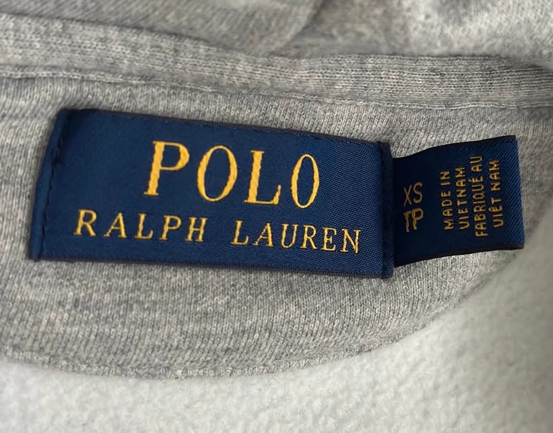 폴로 랄프로렌 빅포니 USA 그레이 후드집업 상품이미지3