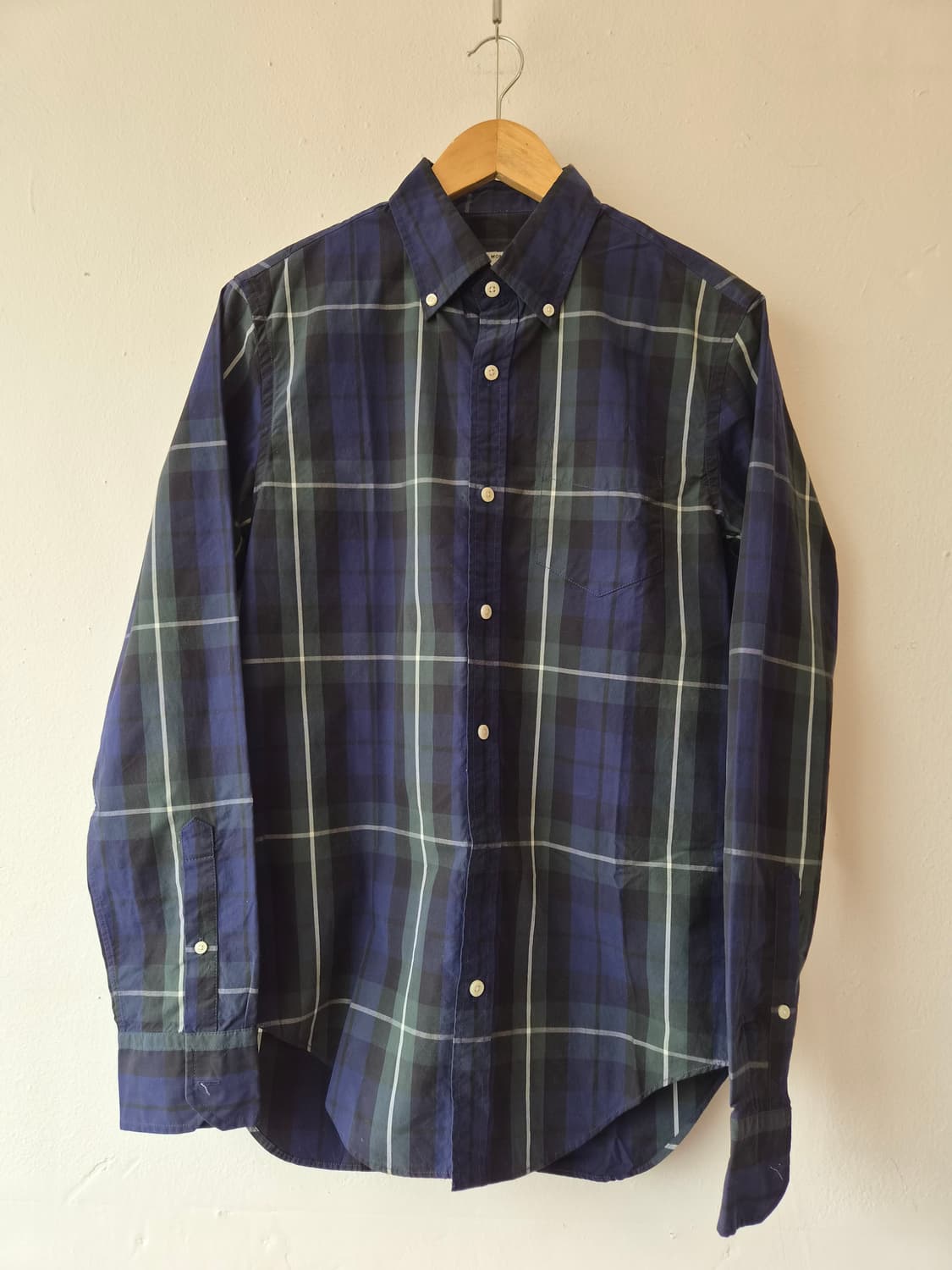 클럽모나코 남성 체크긴팔셔츠 S사이즈 상품이미지2