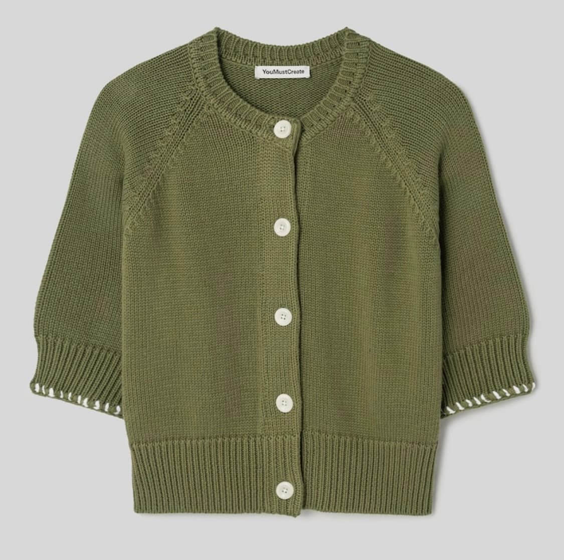 YMC 콰이 니트 그린 S 상품이미지3