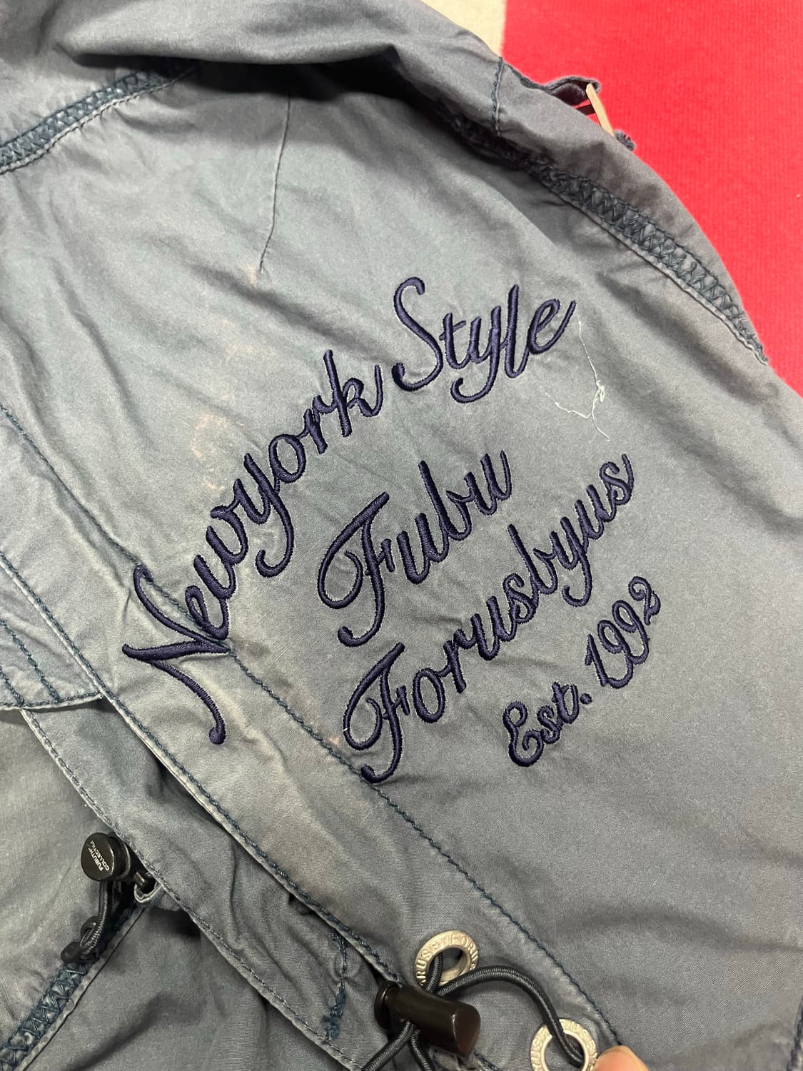 후부 올드스쿨 바람막이 S 상품이미지4