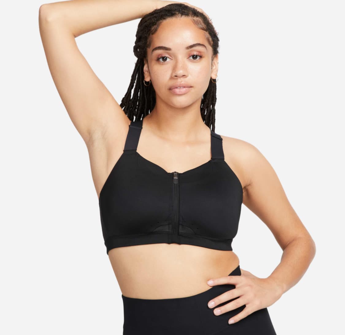 NIKE 나이키 드라이 핏 알파 하이 서포트 프런트 스포츠 브라 상품이미지1