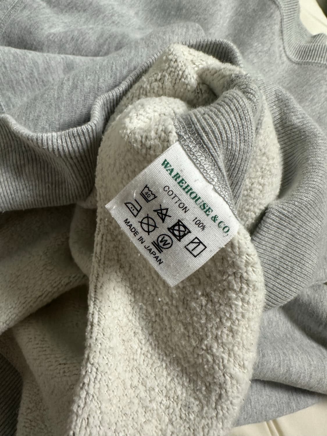 웨어하우스 483 plain grey L 상품이미지5