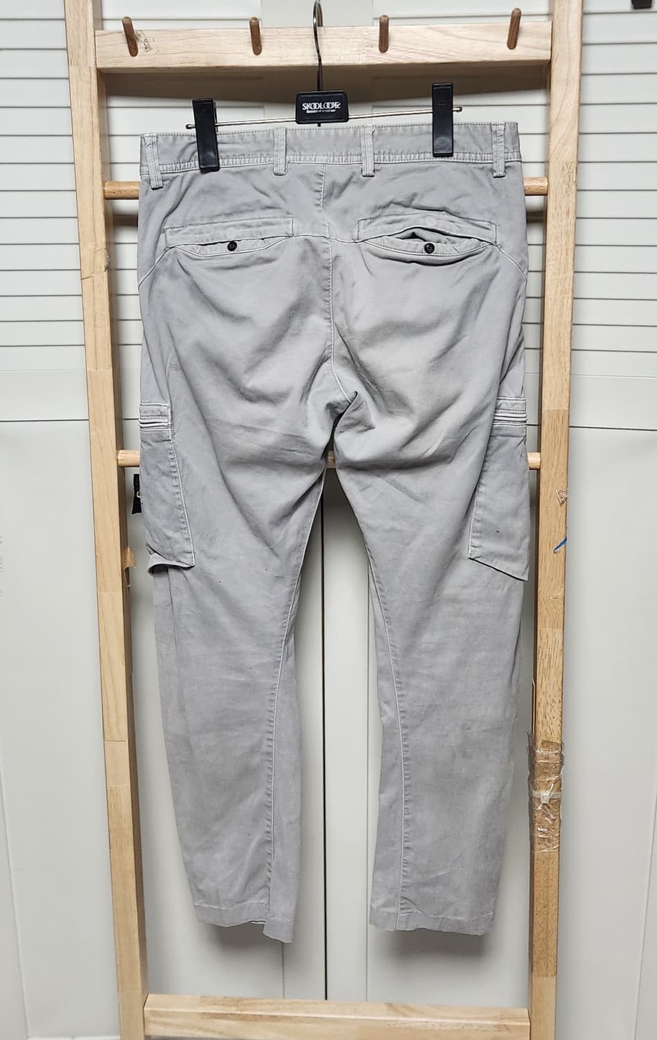 스톤아일랜드 백화점판 그레이 카고 팬츠 바지 상품이미지4