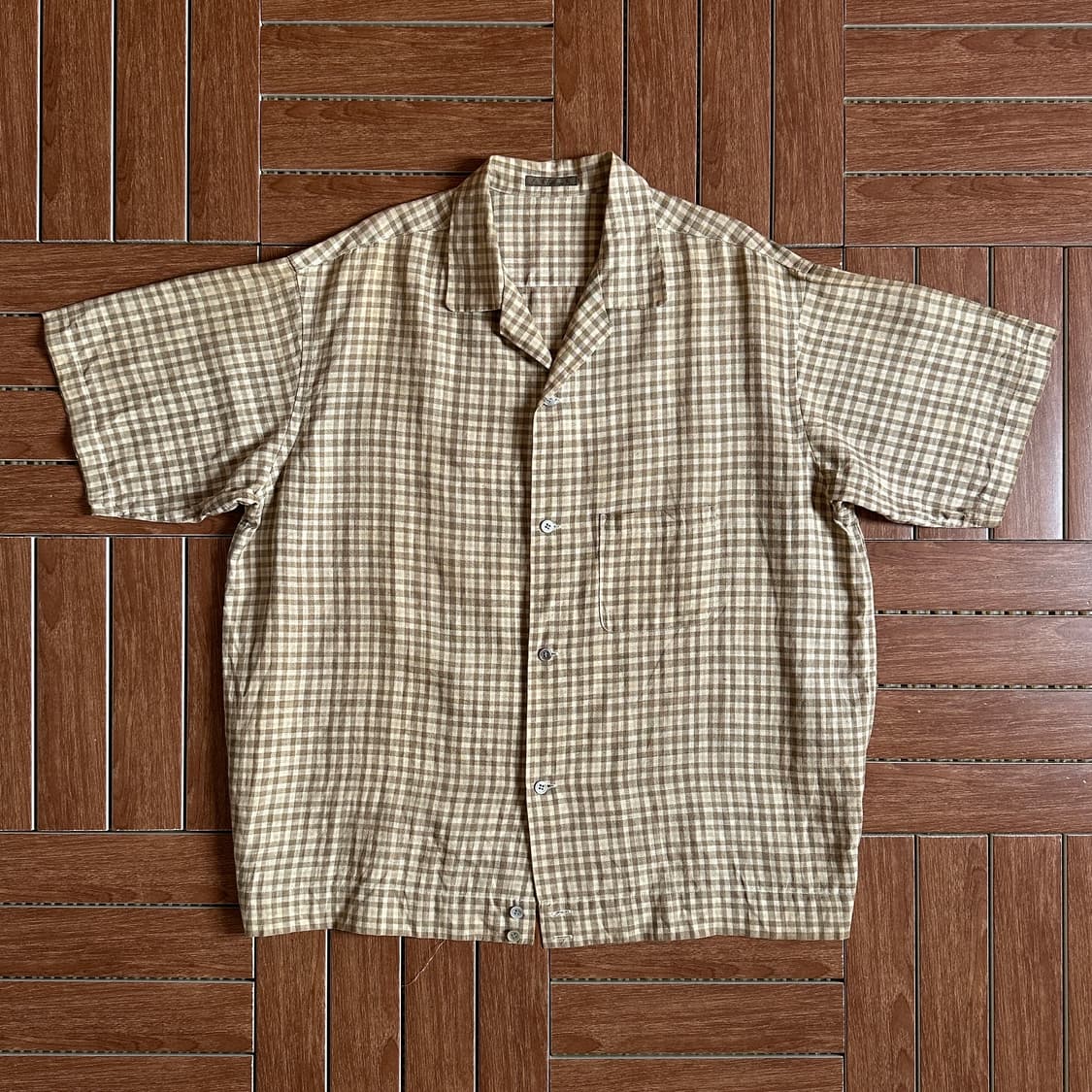 Y’s for men linen 1/2 shirts 상품이미지1