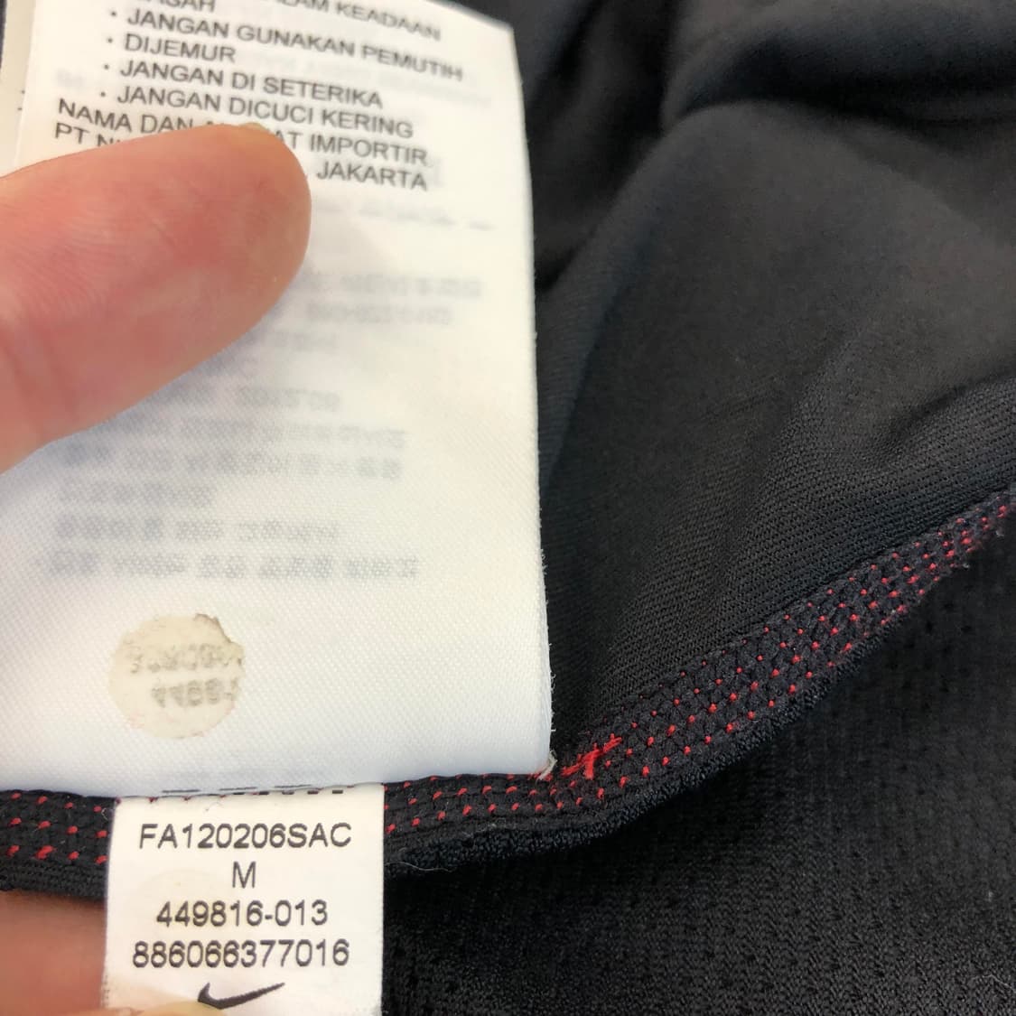 나이키 프로컴뱃 스판티 M 블랙 상품이미지8