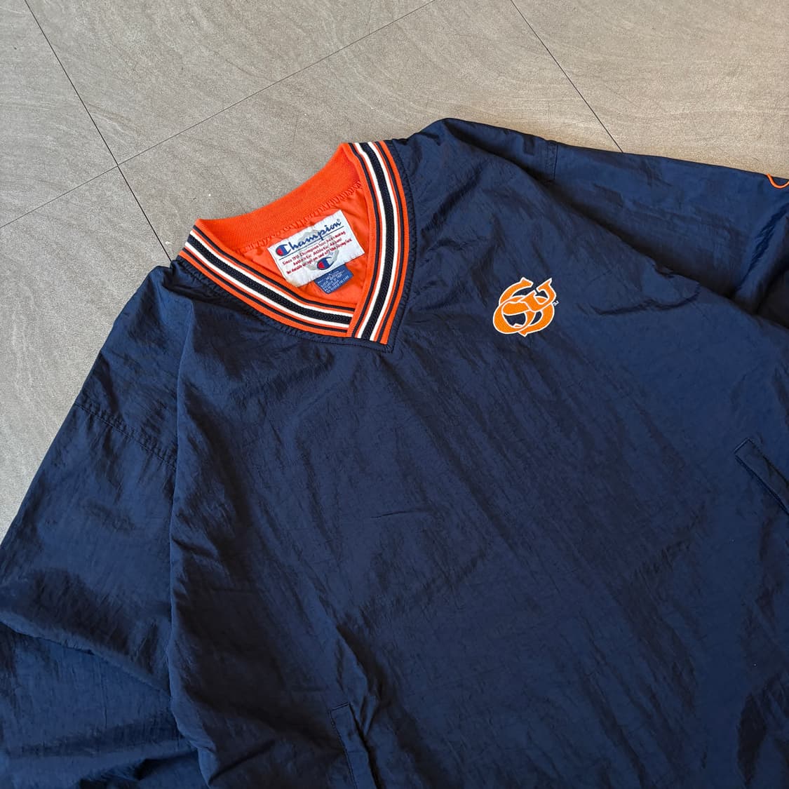 챔피온 정품 블랙 나일론 웜업 상품이미지2