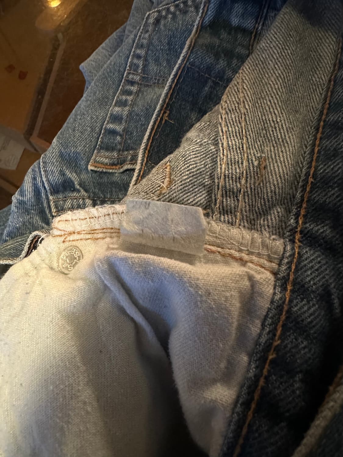 80s USA 빈티지 리바이스 501 이행기 데님 팬츠 상품이미지10