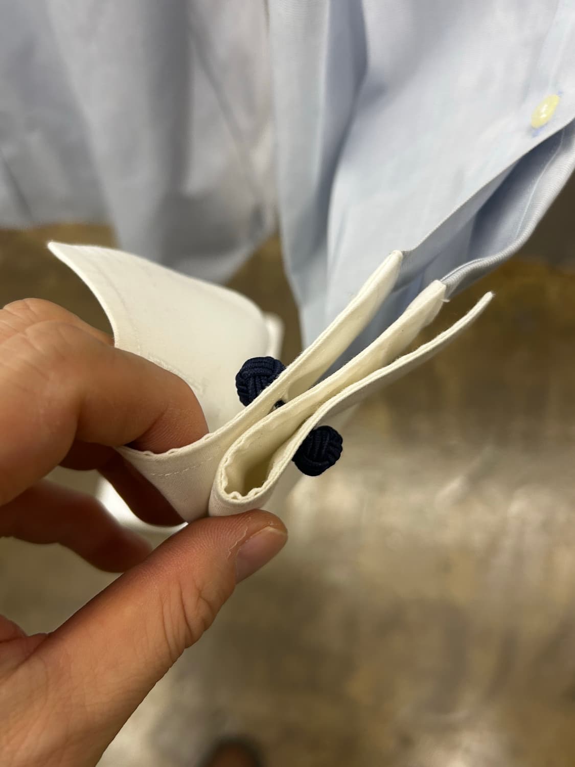 브룩스브라더스(Brooks Brothers) 블루 배색 클래식 셔츠 상품이미지5