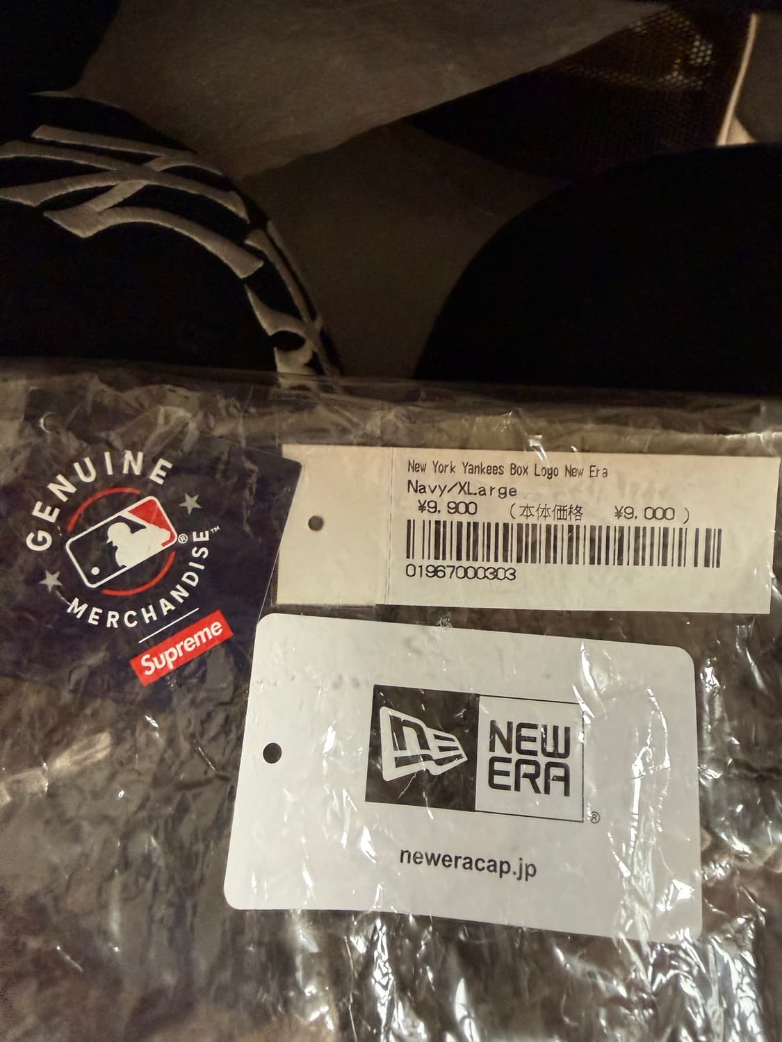 슈프림 뉴에라 박스로고 네이비 758 상품이미지4