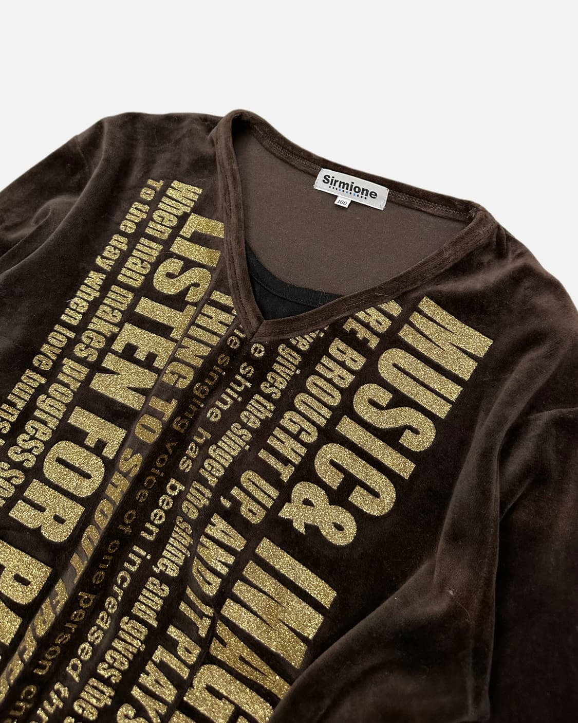 lettering layer v-neck t-shirt 상품이미지2