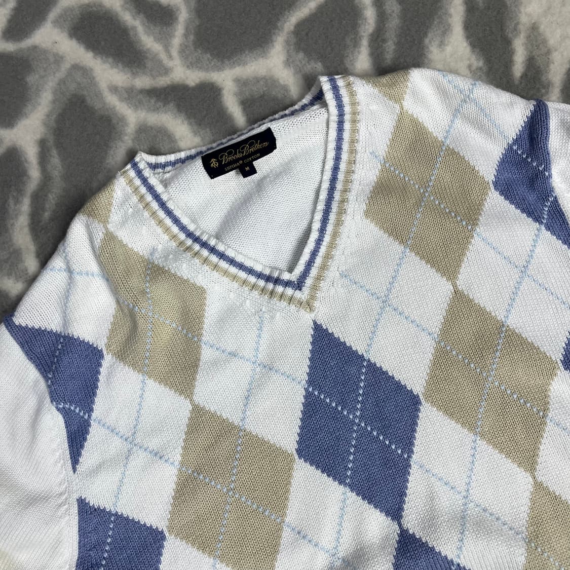 [Brooks Brothers] 브룩스브라더스 아가일 코튼 니트 상품이미지2