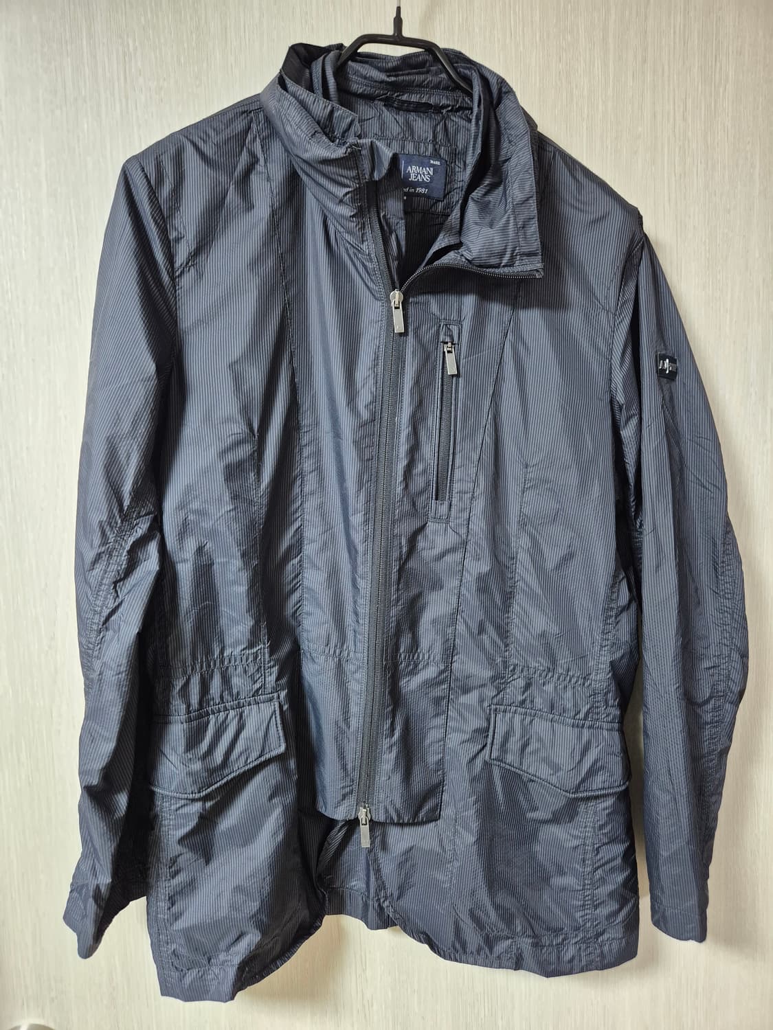 (정품) 알마니 아르마니 진 경량자켓 경량집업 바람막이 48 상품이미지1
