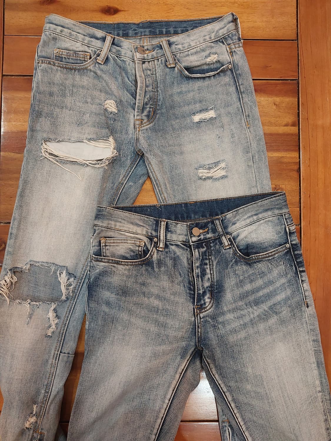 mnml 연청 데님 29 28 사이즈 두 벌 일괄 택포 3만4천원 상품이미지1