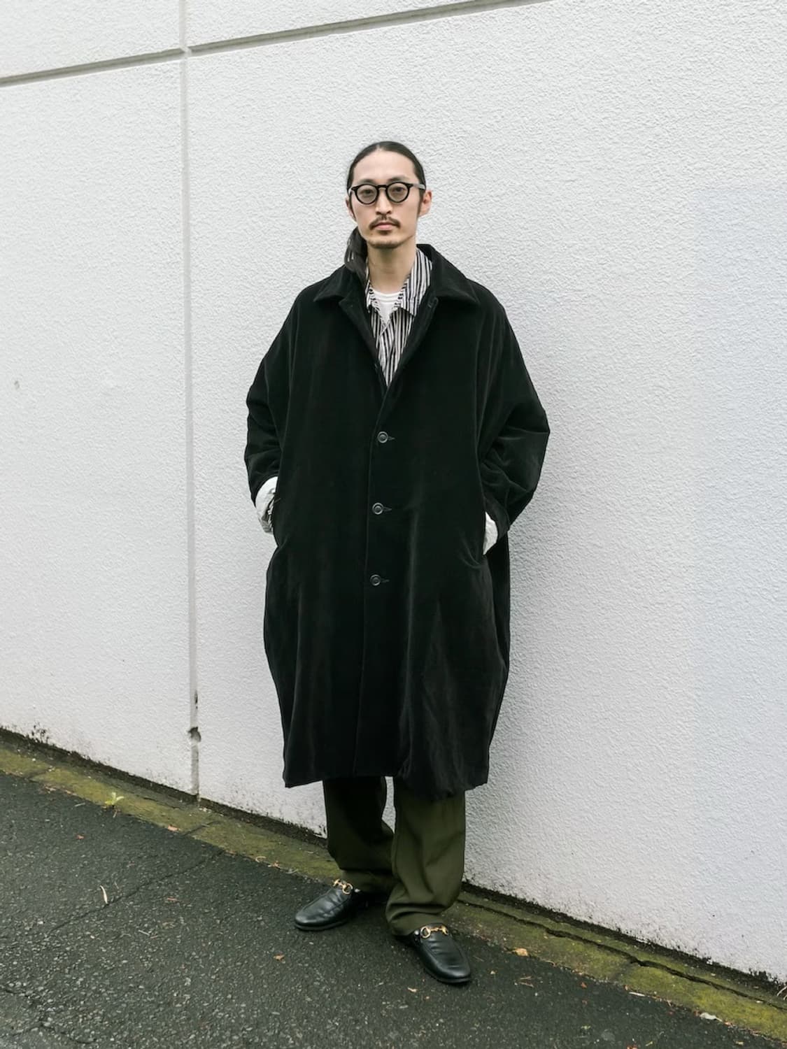 케이시 케이시 Big Blobby 벨벳 코트 M 블랙 상품이미지3