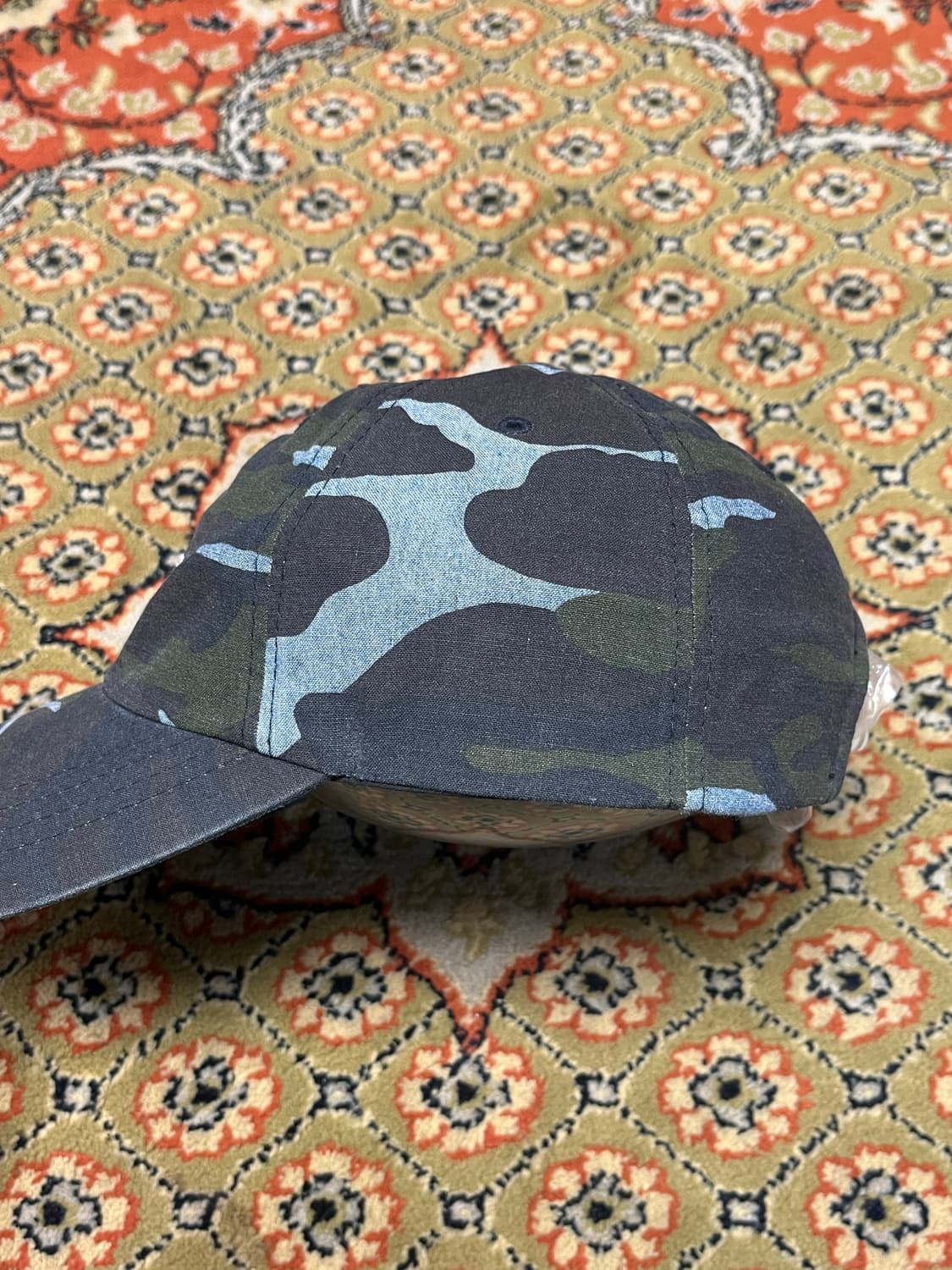 [FREE] 빈티지 카모플라쥬 자수 볼캡 상품이미지2