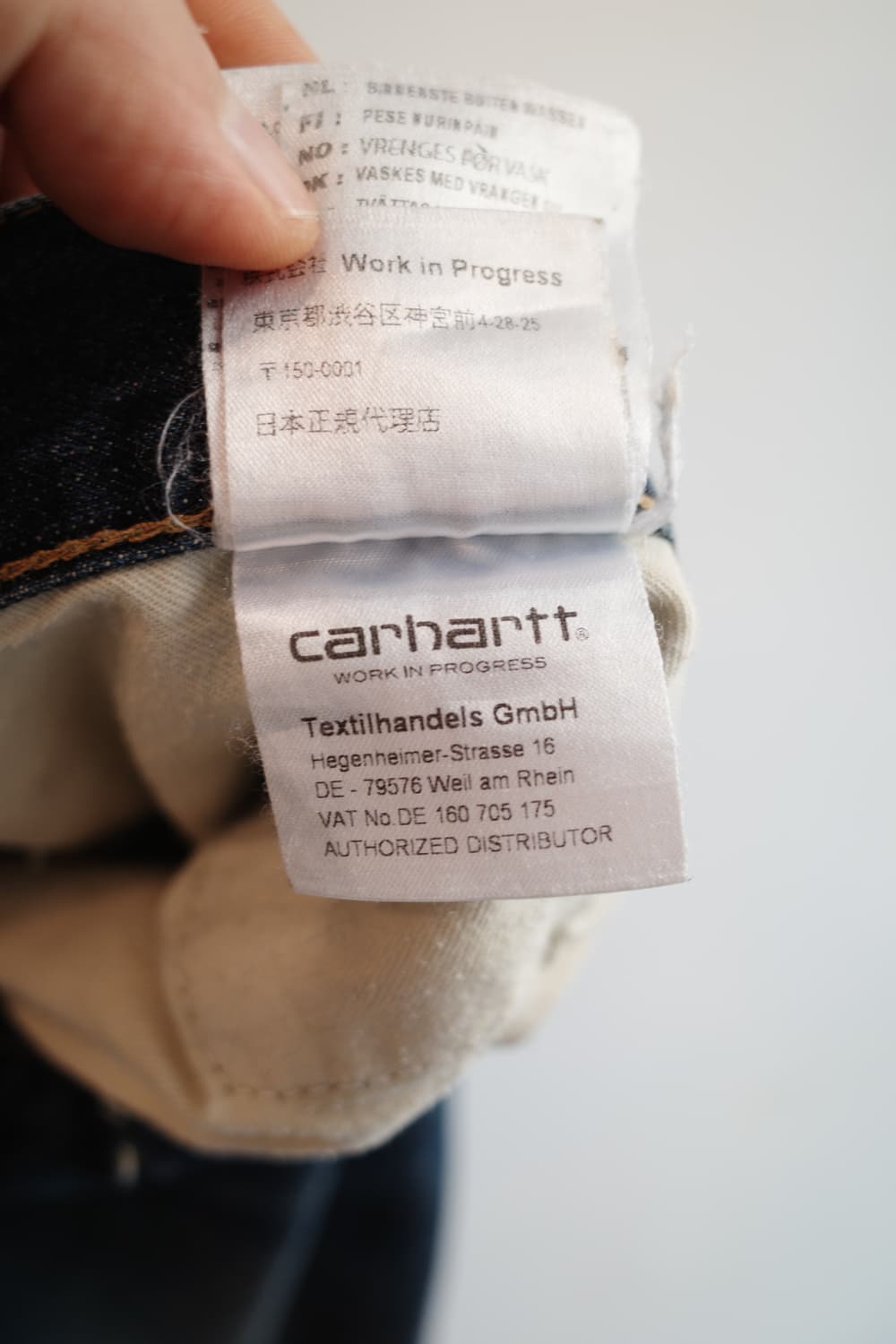Carhartt 칼하트 데님 팬츠 (33인치)  상품이미지5