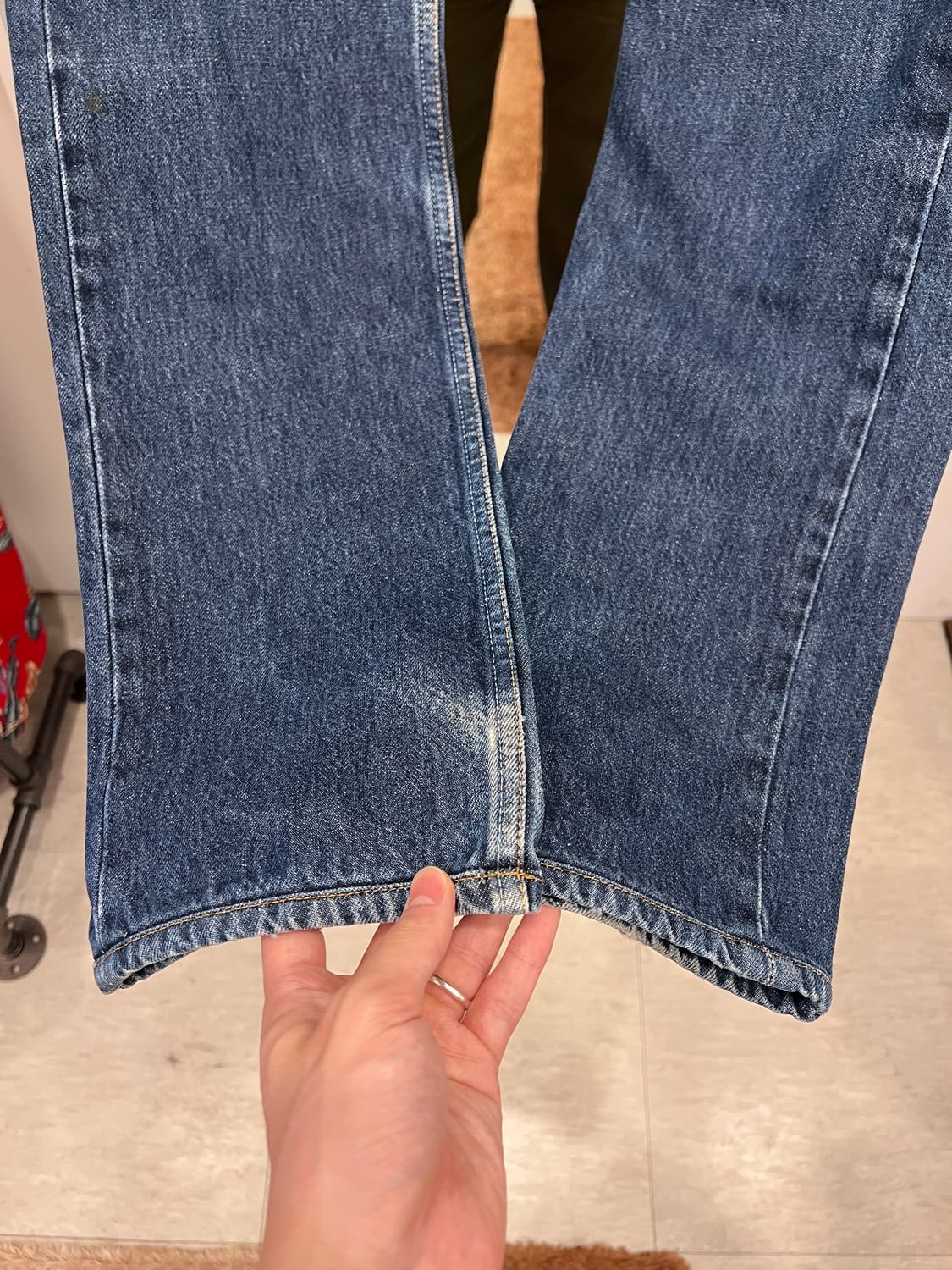 00s Levis 리바이스 501 데님 팬츠 (26-27inch) 상품이미지4