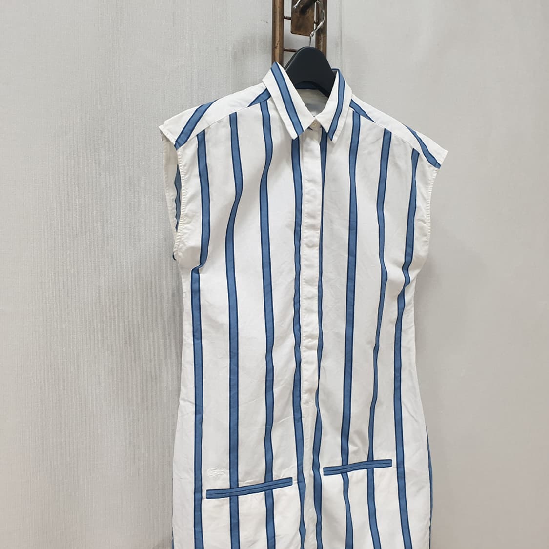 라코스테 민소매 린넨혼방 원피스 90 상품이미지2