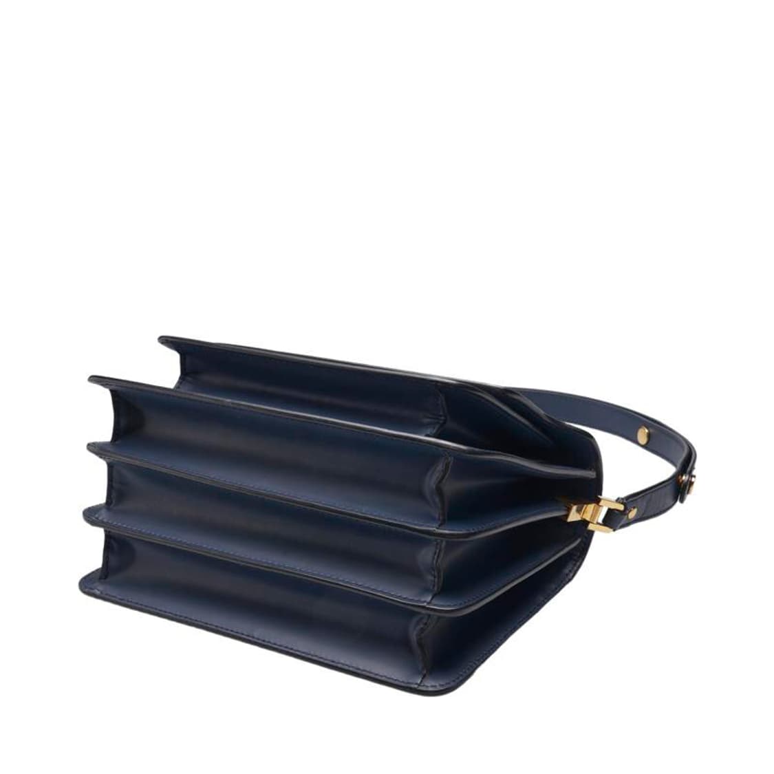 (중고) 마르니 네이비 카프스킨 트렁크 미듐 숄더백 상품이미지3