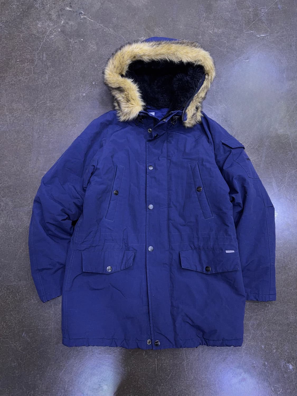 칼하트 WIP 앵커리지 파카 야상 패딩점퍼 네이비 M 상품이미지1