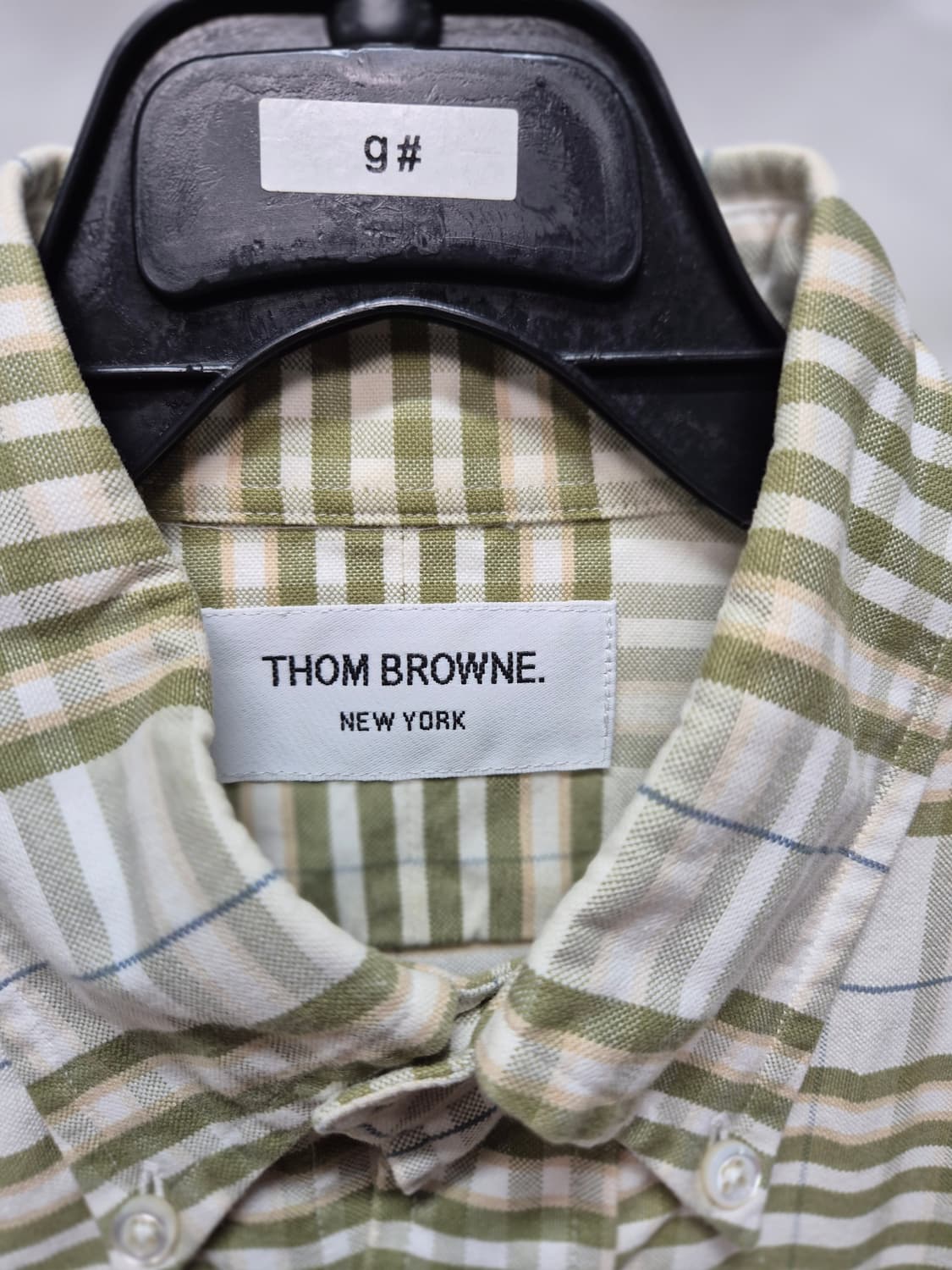 톰브라운 체크셔츠 상품이미지3