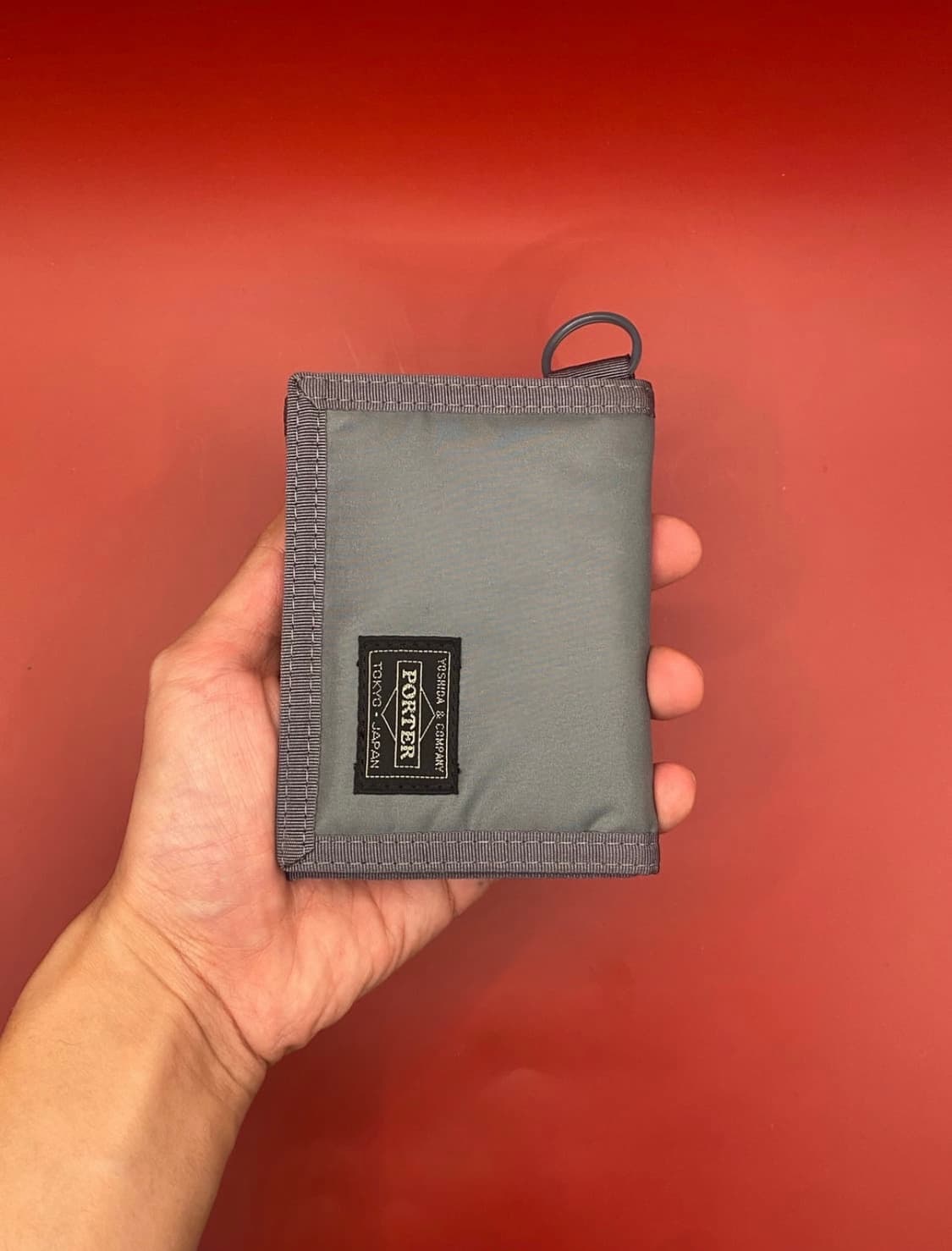 YOSHIDA PORTER 요시다포터 그레이 나일론 탱커 카라비너 폴딩  상품이미지6