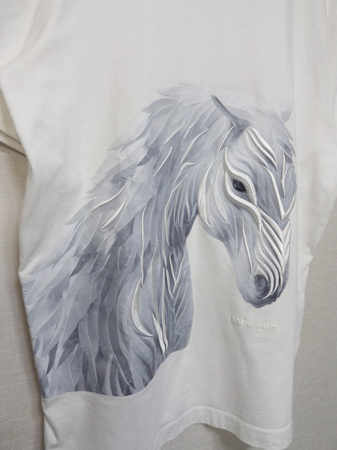 JUUN.J 준지x슈크렛막심 오버핏 반팔티셔츠[48] 상품이미지4