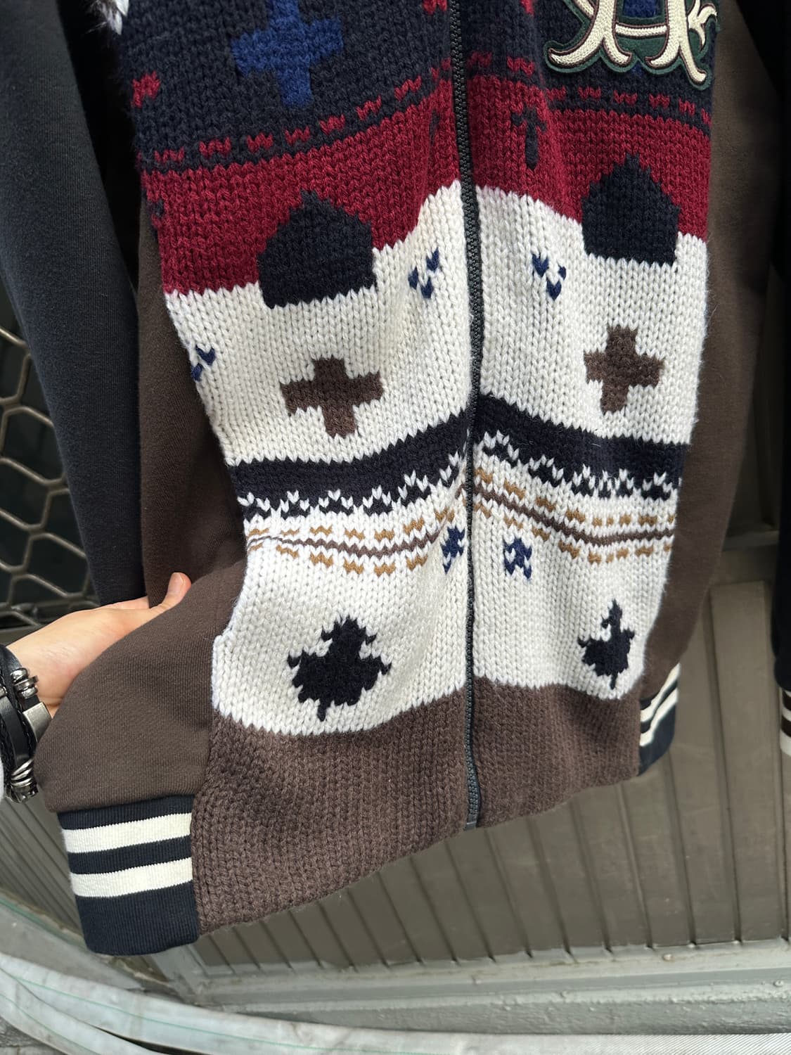 Vintage Roots cowichan nordic knit zip u 상품이미지6
