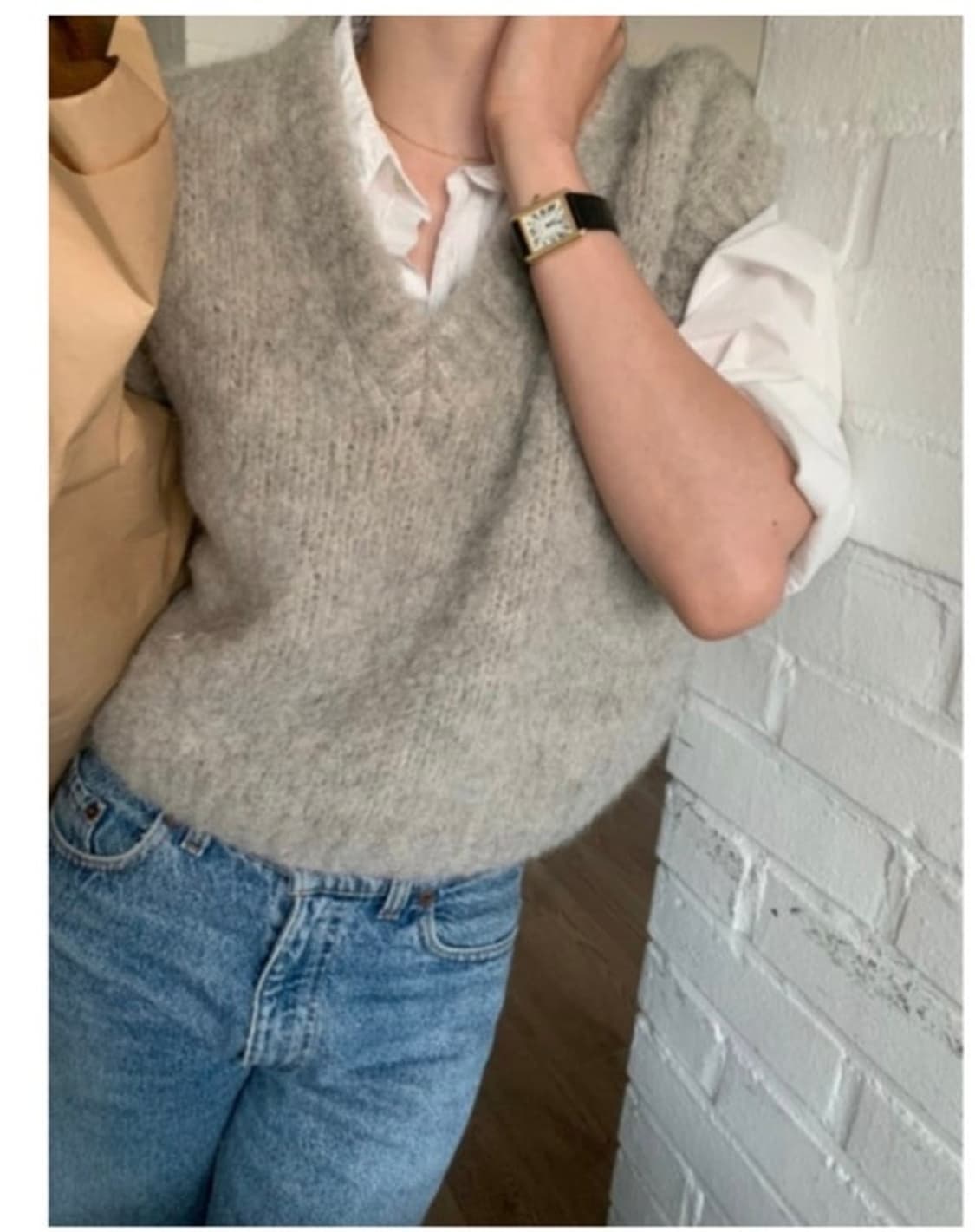 mone ribonbit cloud vest / levis 상품이미지1