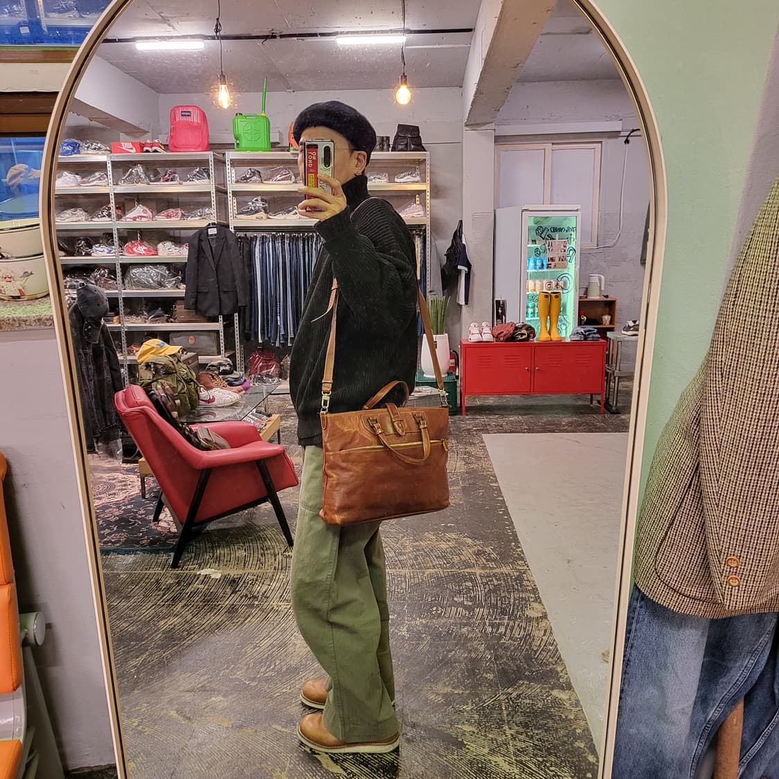 몽삭 올 레더 브리프케이스 상품이미지9