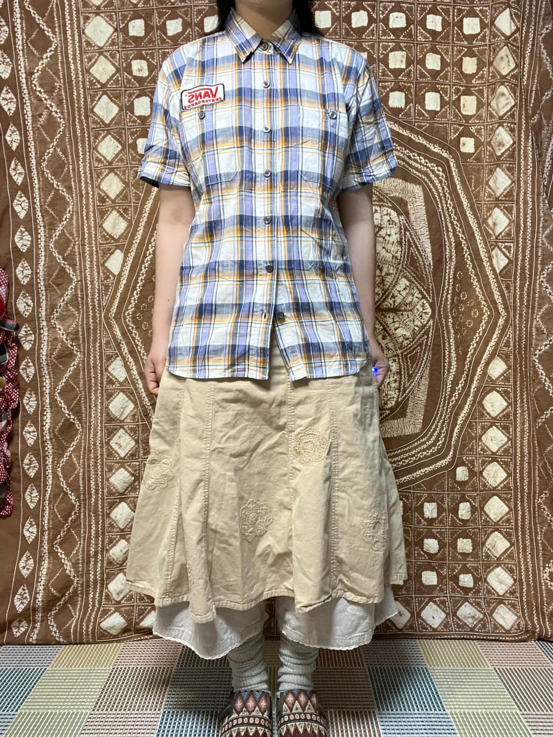 Vans 클래식 와펜 반팔 셔츠 상품이미지4