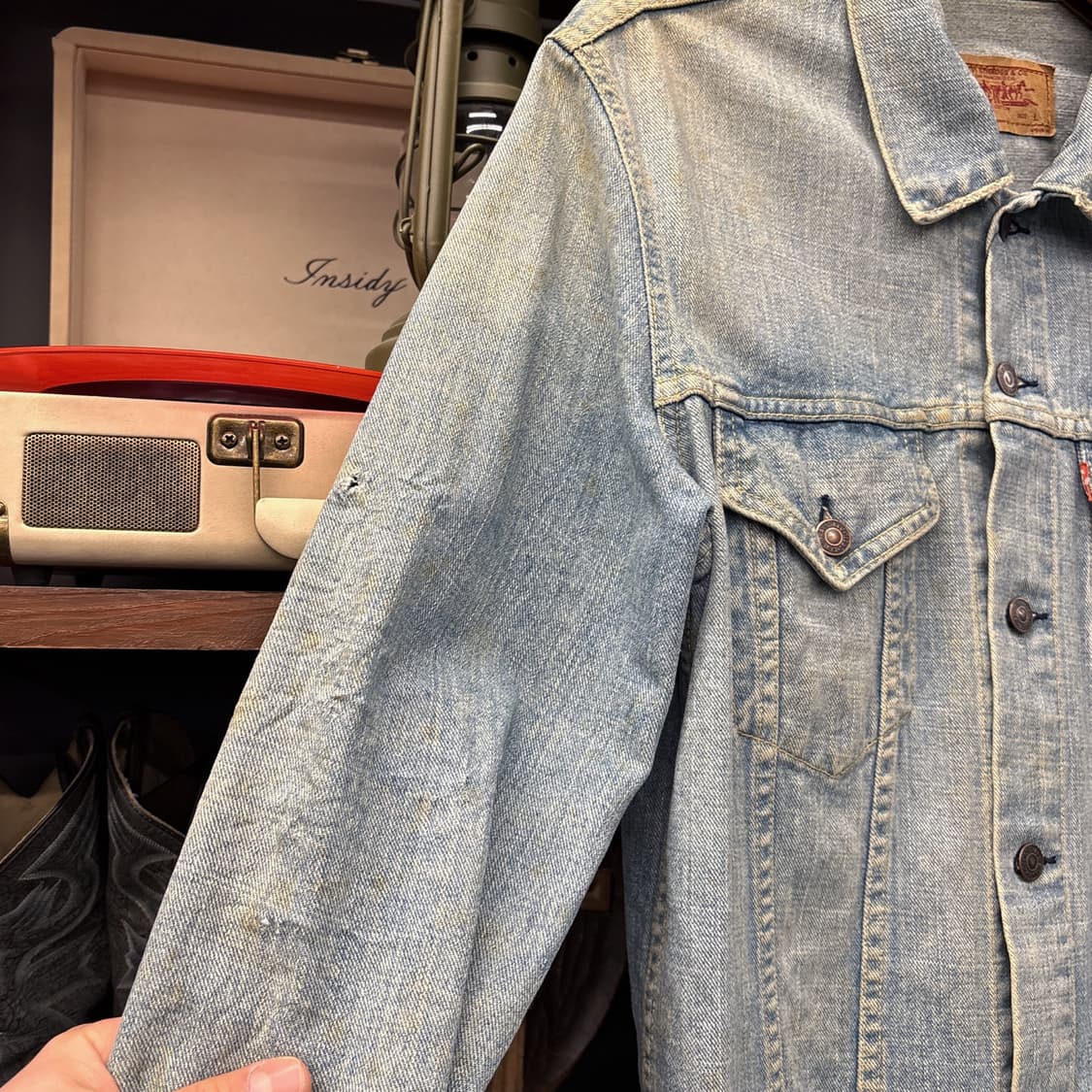 00s 리바이스 70599 빈티지 페이딩 타입3 트러커 데님자켓 N917 상품이미지5