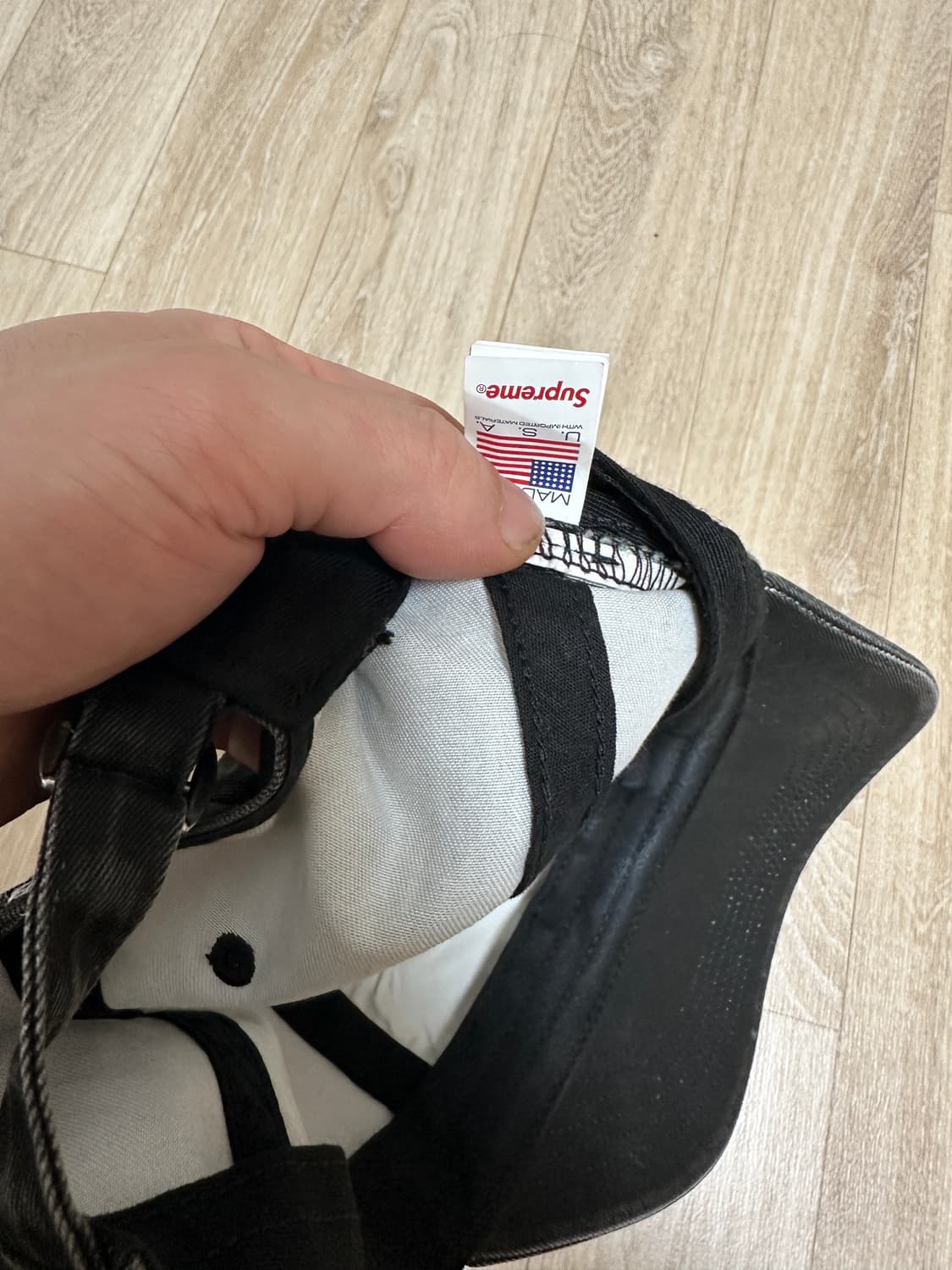 슈프림 S로고 볼캡 블랙 KREAM택포함 상품이미지5