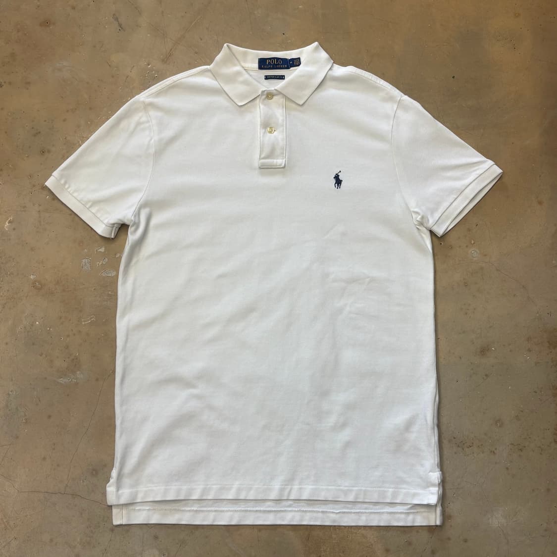 M 폴로랄프로렌 화이트 카라 반팔티 상품이미지2