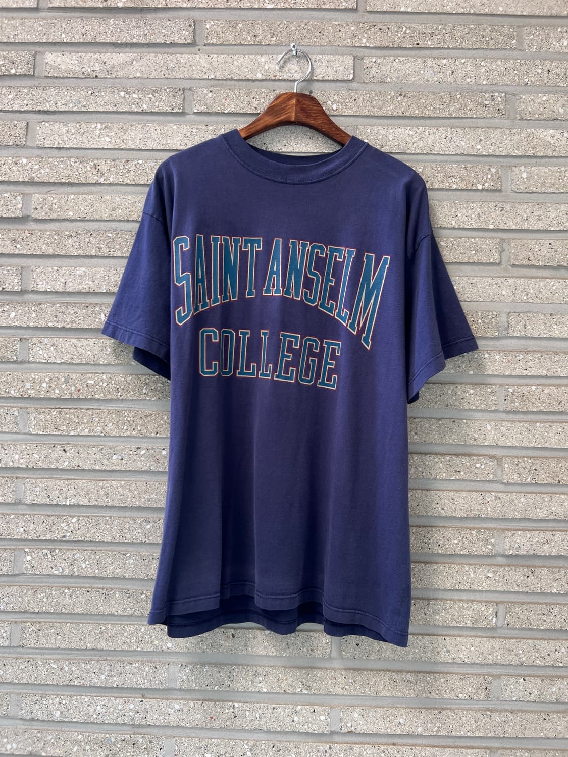 [L]90's Made in USA 세인트 안셀름 칼리지 티셔츠 상품이미지2