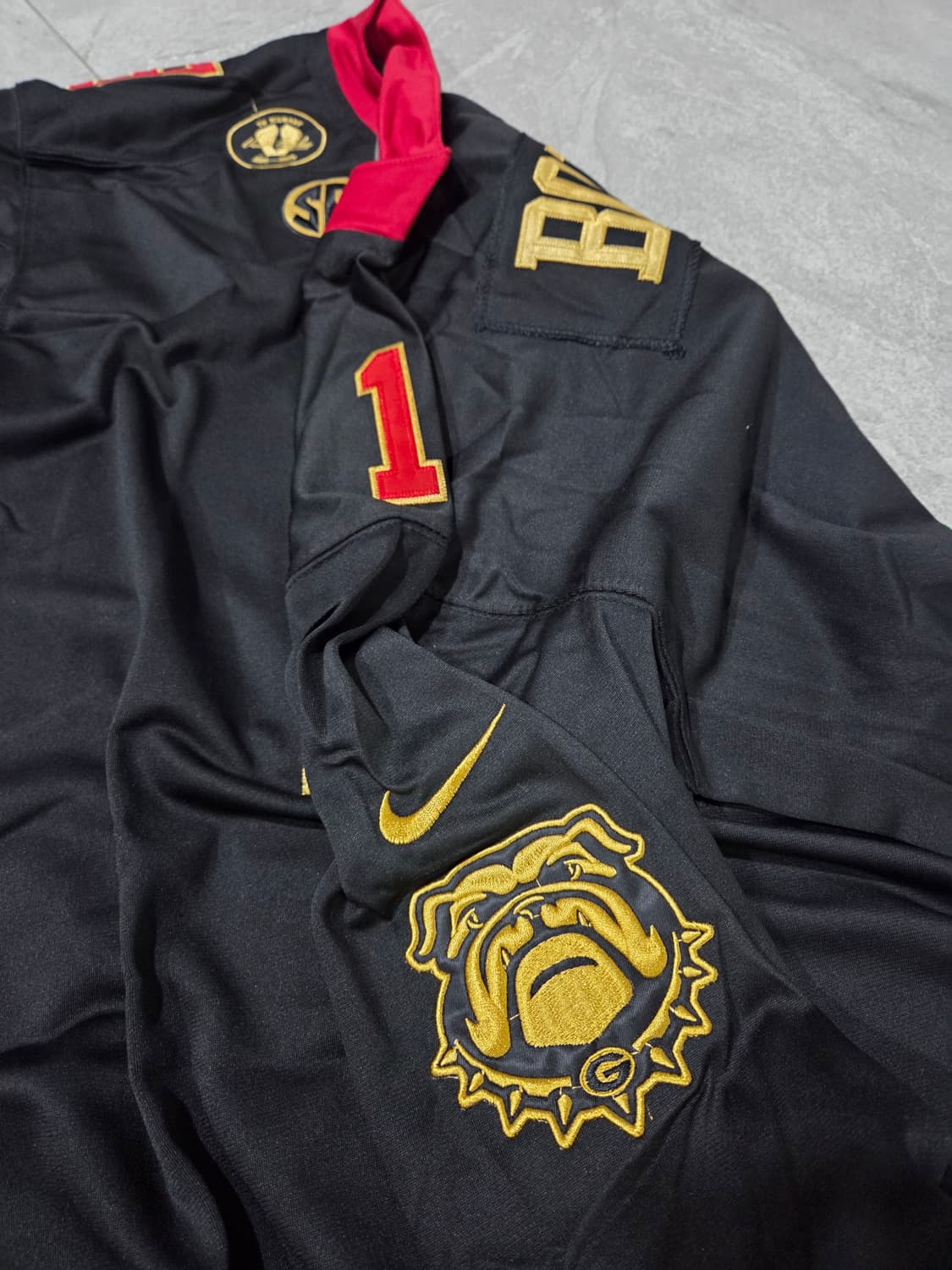 나이키/ NCAA 조지아 대학 풋볼 럭비져지 /3XL 상품이미지4