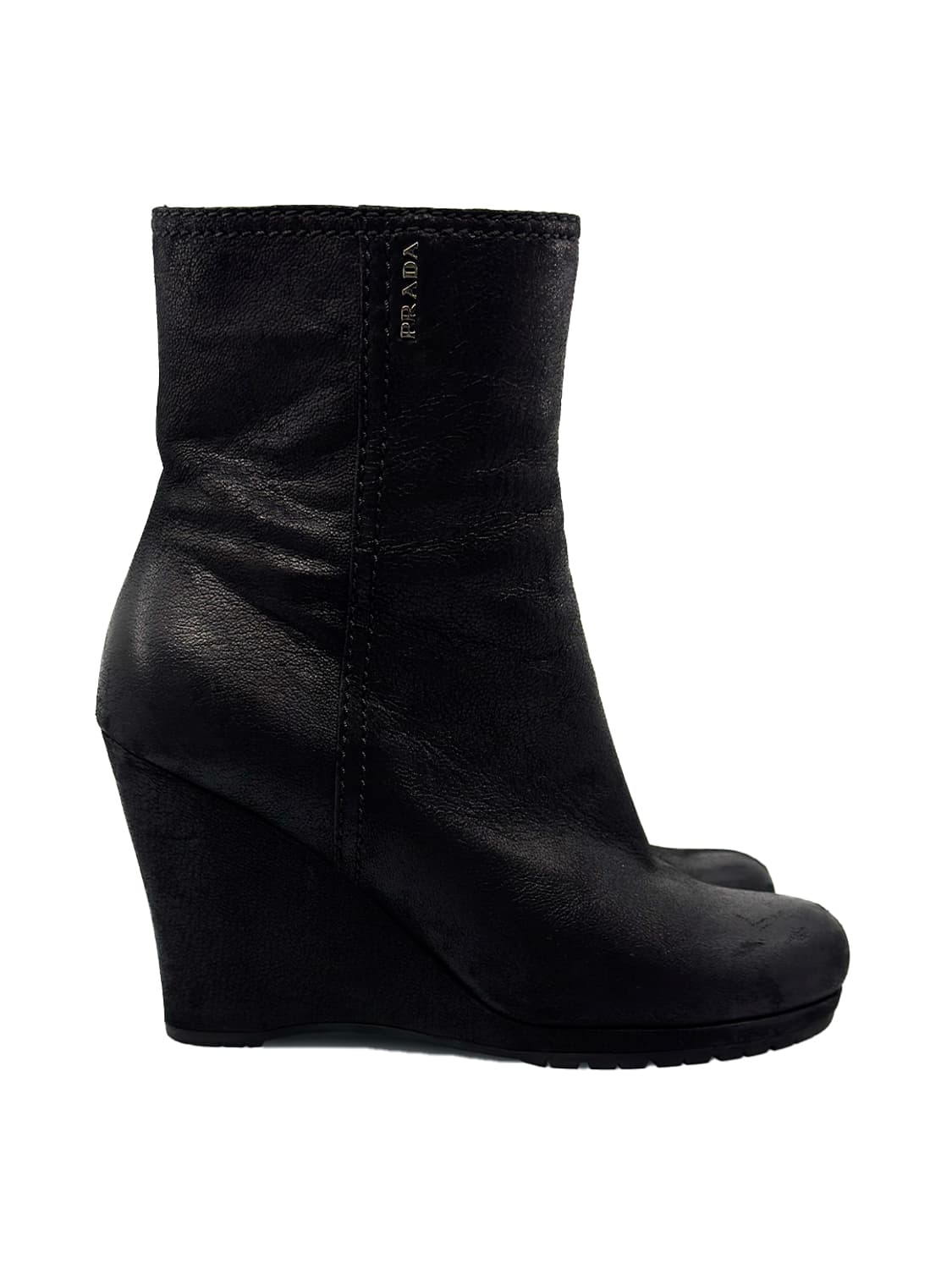 PRADA Wedge Heel Ankle Boots/ 37.5 상품이미지4