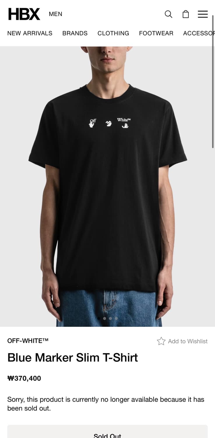 .L/ 오프화이트 신형 로고 프린팅 반팔 상품이미지2