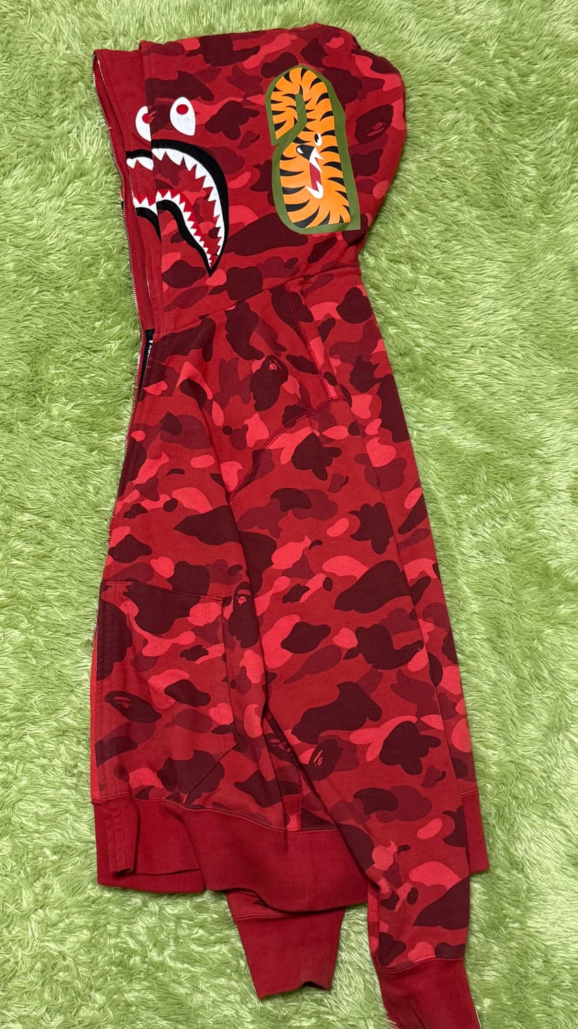 베이프 더블 샤크후드 적계 (2XL) 상품이미지2