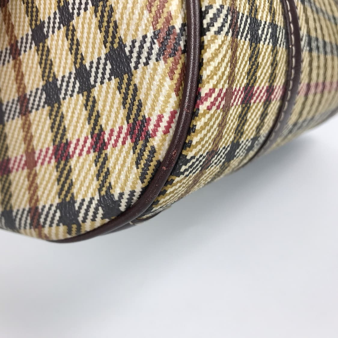 닥스 DAKS 시그니처 체크 원통 토트백 가방 상품이미지9