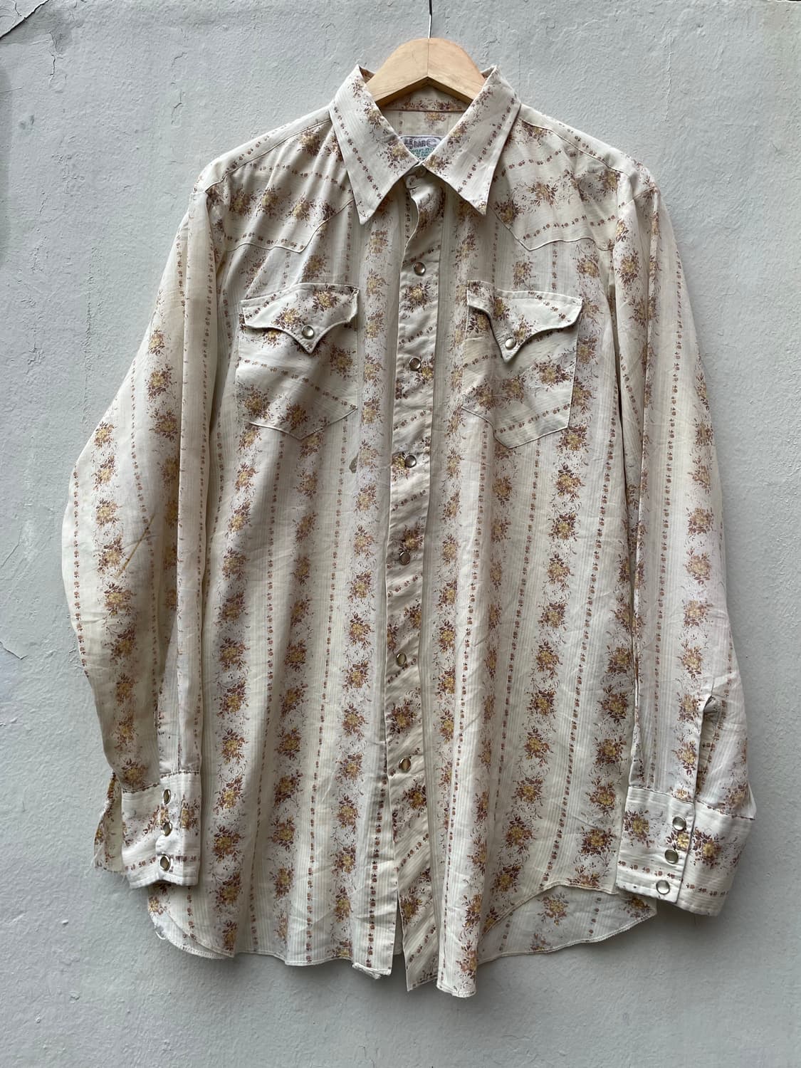 H bar C flower western shirt 상품이미지1