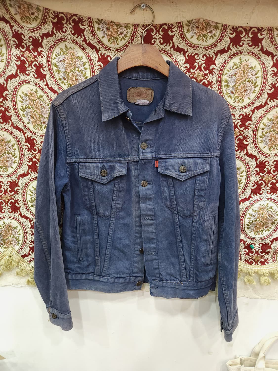 리바이스 90's 70505 오렌지라벨 가먼트다잉 데님 자켓 상품이미지2