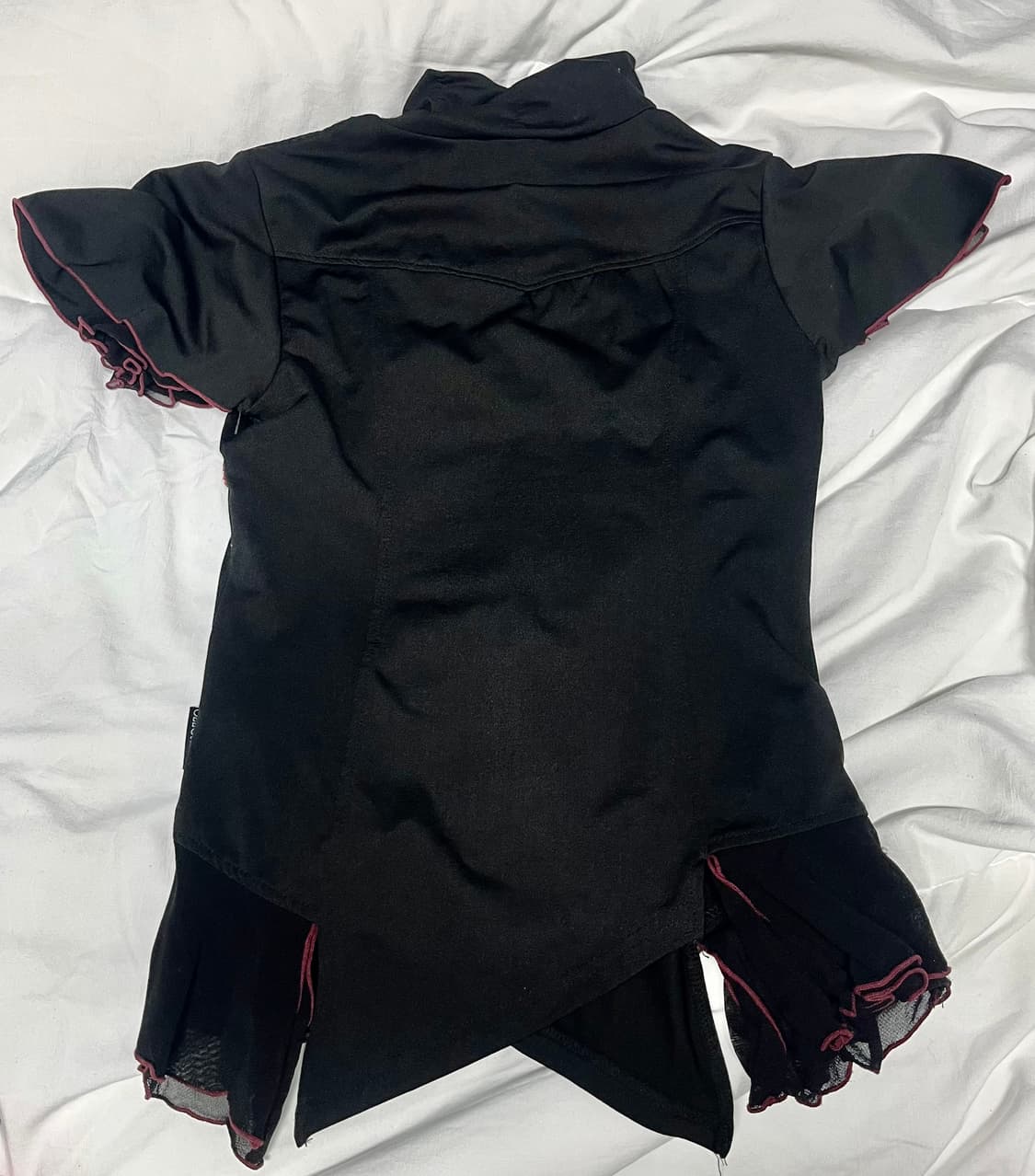 오즈온 레이스 트림 블랙 치파오 (디테일 장난아님) 상품이미지2