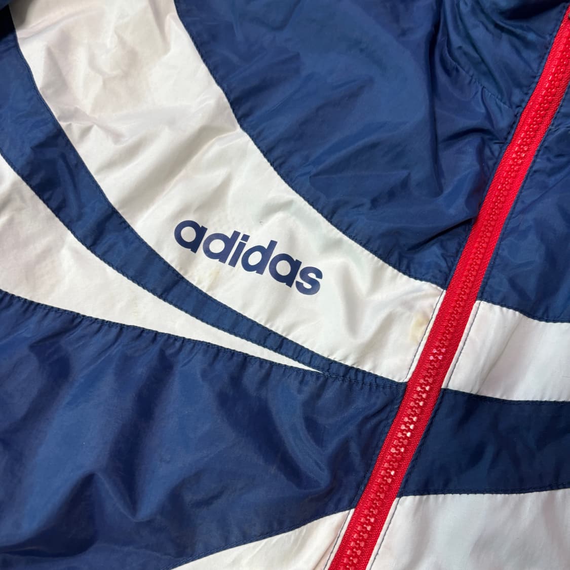 아디다스 90s 올드스쿨 배색 바람막이 자켓 (100) 상품이미지3