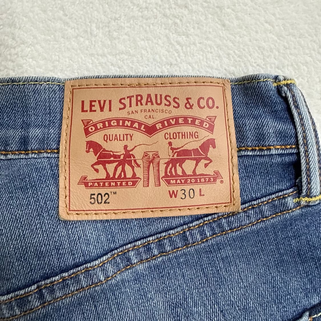 30 리바이스 502 데님 반바지 0319T 상품이미지3